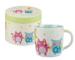 The Owl and the Pussy Cat Mug Hatbox 284ml Gift Box
